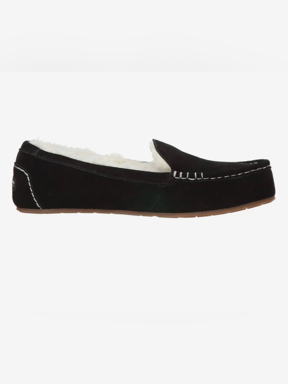 Koolaburra by UGG Women's Lezly Suede Slipper Moccasin Loafers In Black Size 9